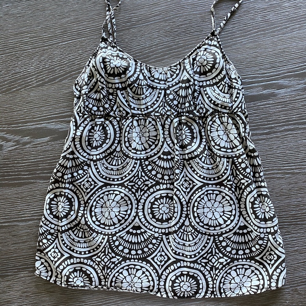 Spaghetti strap flowy tank top